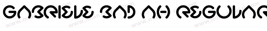 Gabriele Bad AH Regular字体转换